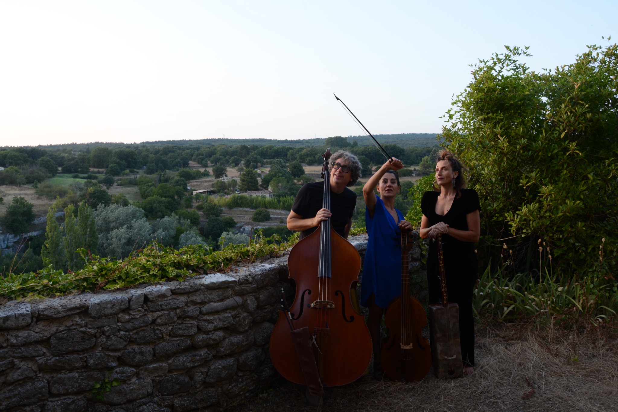 Au son des cordes en extérieur
